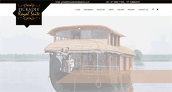 Desktop Screenshot of keralaluxuryhouseboats.in